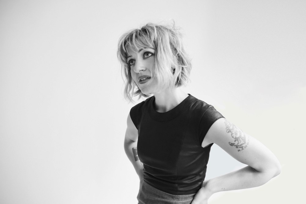Anais Mitchell in a black shirt