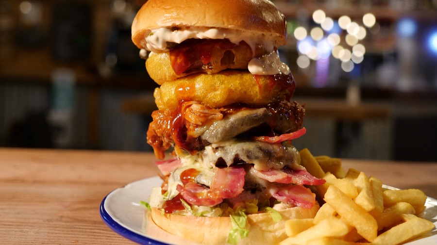 a close up of a sandwich on a plate